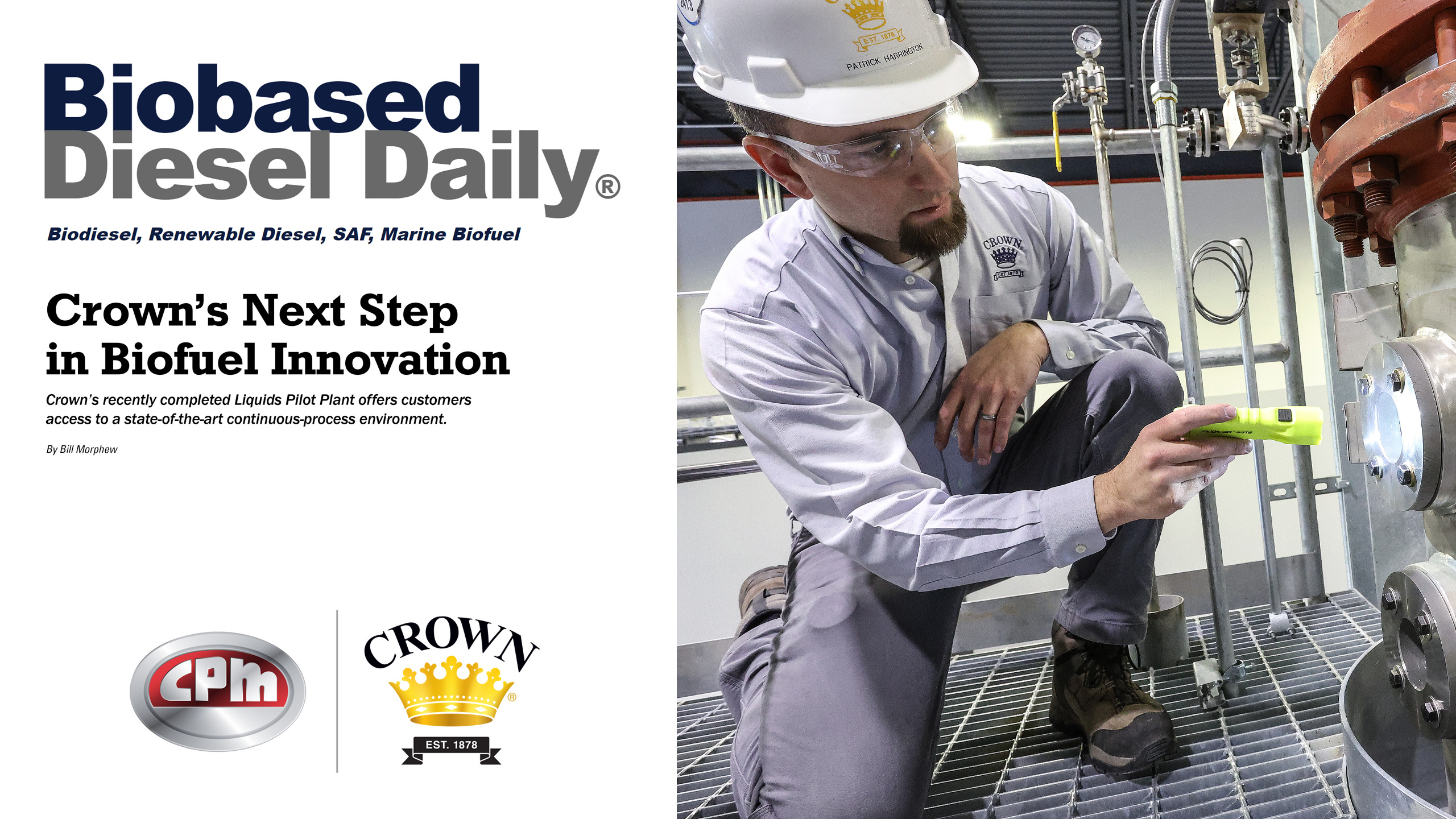 Crown's Next Step In Biofuel Innovation - Crown Iron Works