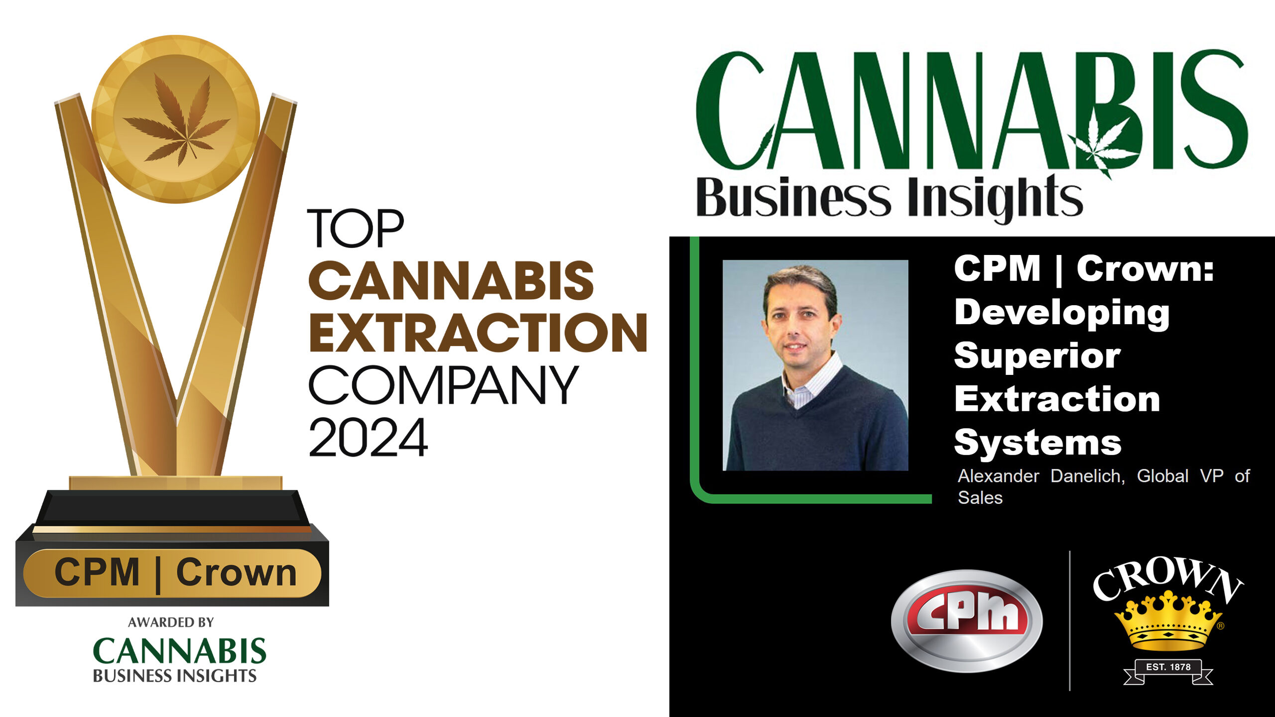 Crown Recognized in Top 10 for Cannabis Extraction Companies